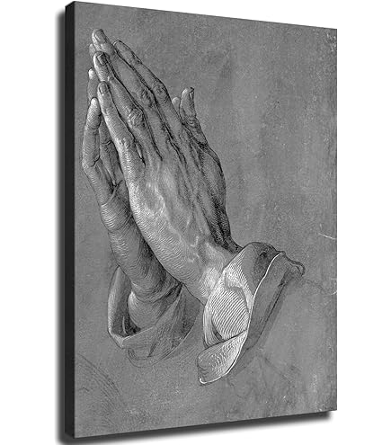 Amazon.com: Meishe Art Poster Print Praying Hands Palm Prayer by